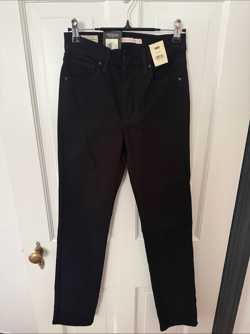 Levi's Black Straight Leg Women's Jeans